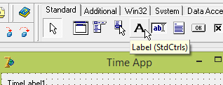 ���������� ������� - ��� 2.1 - ��������� �� ����� TLabel �� ������� ����������� Standard