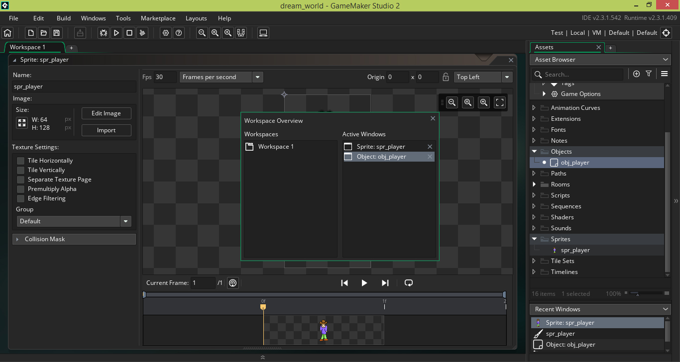 Game Maker Studio 2.3 - ���� � ������ ������ ������������ - ��� ����� ������� � ����������� ������� [Ctrl] ��� [Win] + [Tab] - ��������������� ������� ��� ���������� ����� ������������� �� ������ ���� ��� �������� ��� � ���� ������.