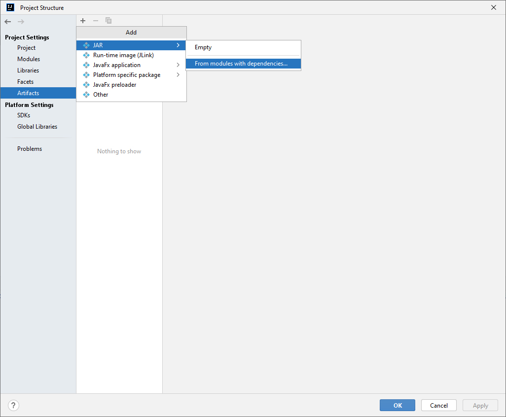 Hello World � IntelliJ 2022.2.3 Community - �������� jar ����� ��� ������� �� ������������ �������
