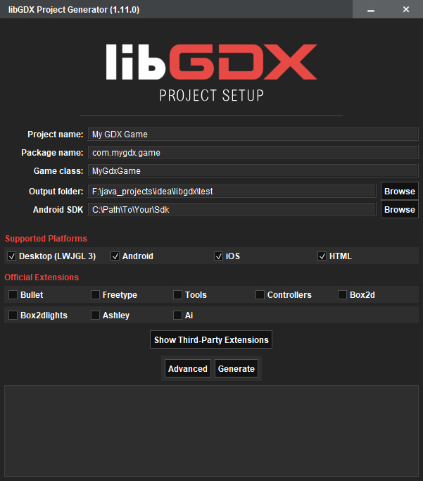 �������� libgdx �������